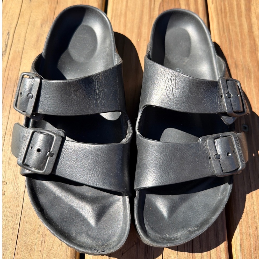 Birkenstock Arizona EVA Black Sandals Women 38 US 7-7.5 Waterproof Slides